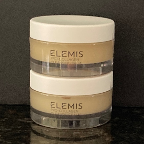 ELEMIS Set of 2 1.7 oz. Pro-Collagen Cleansing Balm/Exp. 2027/NEW/$144 VALUE!!!